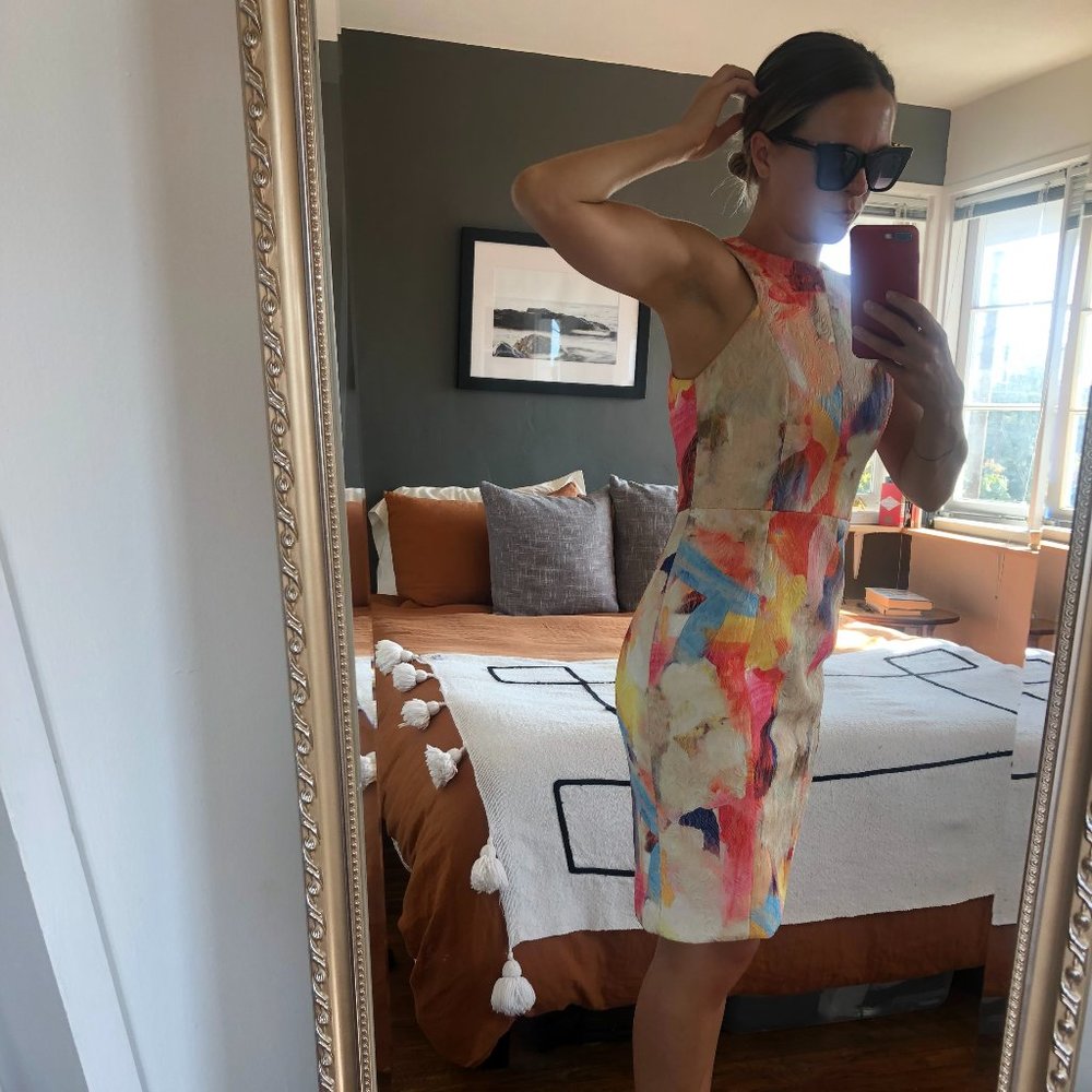 Multi-color Cocktail Dress - Picture 3 of 8